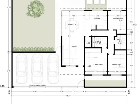 Casa en Venta con 3 cocheras