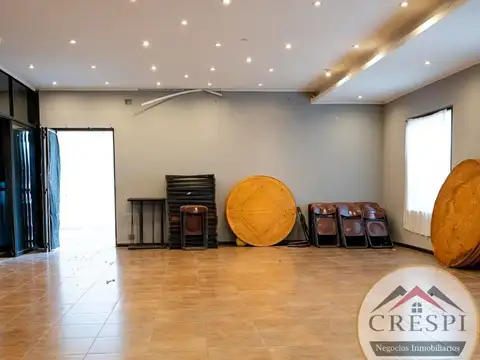Alquiler de salón + oficinas + depósito