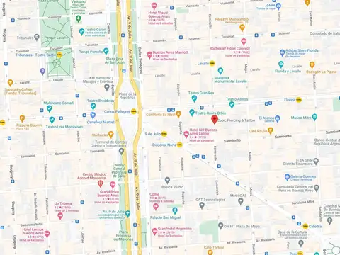 Esmeralda e/ Sarmiento y Avenida Corrientes