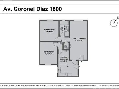 Departamento en Venta de 2 dormitorios