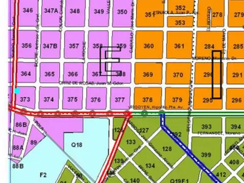 Terreno en Venta 23  mts Fondo