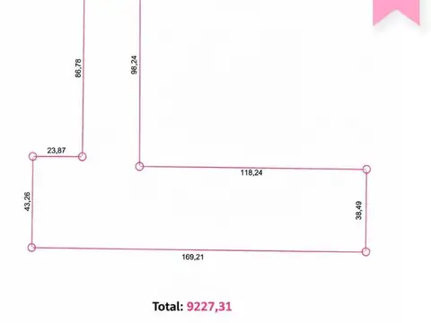 Terreno en Venta 136  mts Fondo
