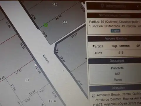 Terreno - Venta - Argentina, Quilmes - Brown 1100