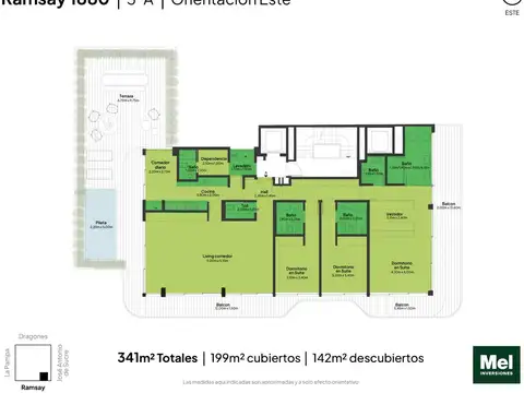 Ramsay 1800, Piso 5°