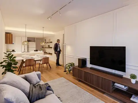 Departamento 3 ambientes con 2 baños