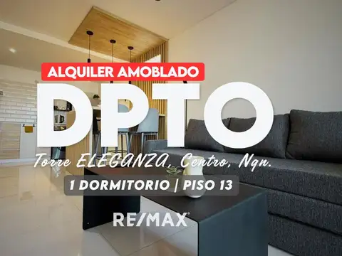 ALQUILER TEMPORARIO DEPARTAMENTO AMOBLADO ELEGANZA