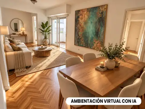 3 AMB+ BALCON + AMPLIA COCINA + LAV - A MTS DE PARQUE LAS HERAS
