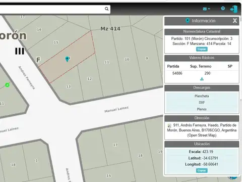 Terreno en Venta, FOT 0,7