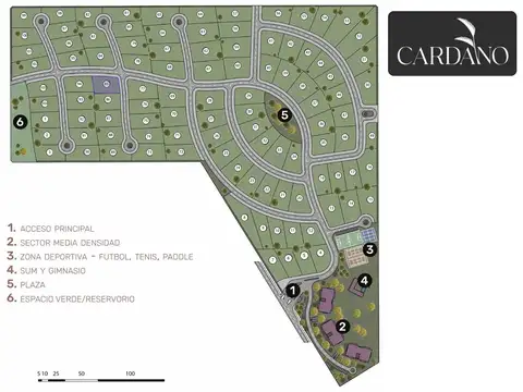 Terreno lote en venta en Barrio Cardano Pilar