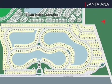 MRB. Venta lote interno en Barrio Santa Ana, Tigre.