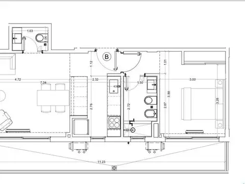 Departamento en Venta en Belgrano R, USD 189.000