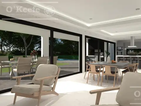 Casa en venta a estrenar de 4 amb en lote central en Villalobos - Pueblos del Plata. Hudson.