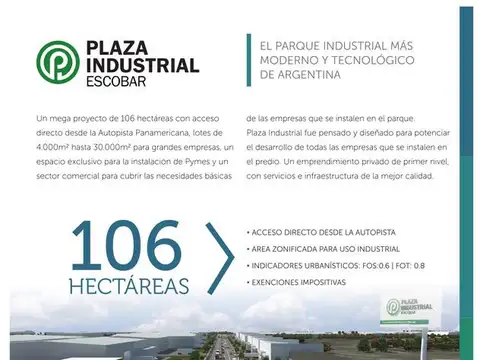 Terreno en Venta en Belen De Escobar, USD 120