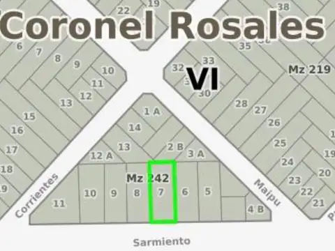Terreno / Lote en venta de 438m2 ubicado en Punta Alta
