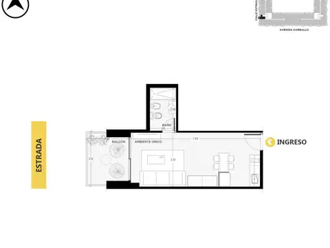 Venta | Departamento 1 dormitorio con balcón Norte | Barrio Refinería, Rosario