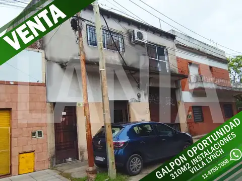 GALPON EN VENTA :: 310M2 :: C/INSTALACIONES :: OPORTUNIDAD