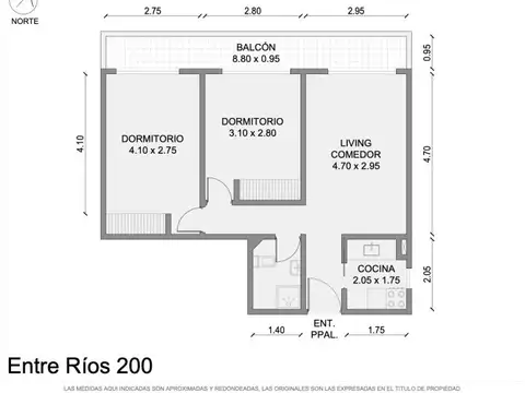 Departamento en Venta de 3 ambientes