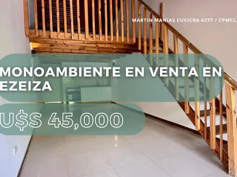MONOAMBIENTE EN VENTA EN EZEIZA