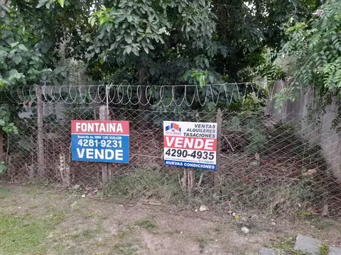 Terreno en Venta 30  mts Fondo