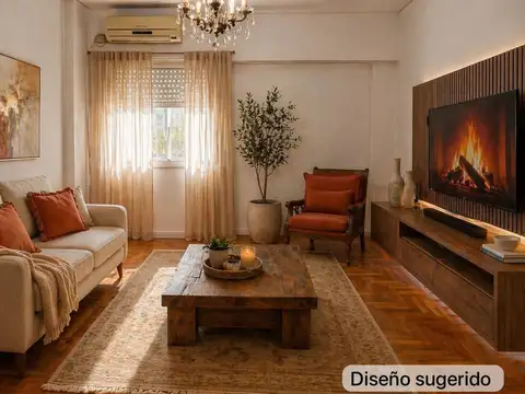 Departamento 4 amb venta luminoso en Monte Castro