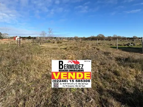 Terreno en Venta en Mar del Tuyu, Partido de La Costa