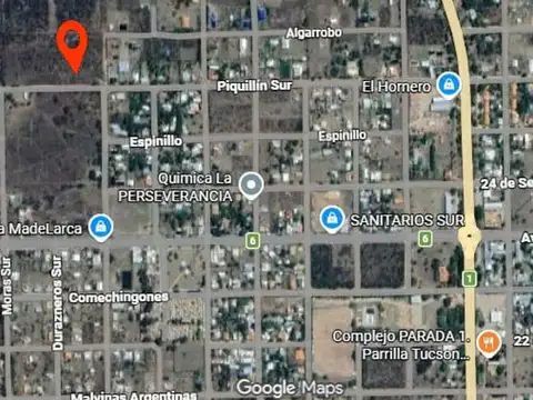 Venta lote en villa larca