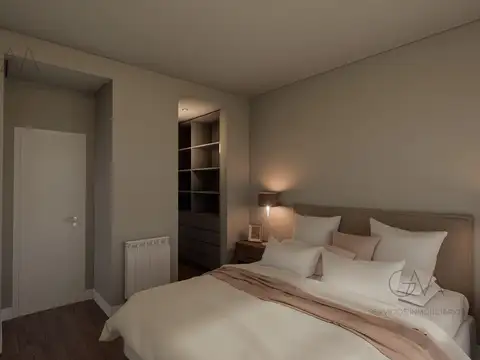 Departamento 2 ambientes con 2 baños