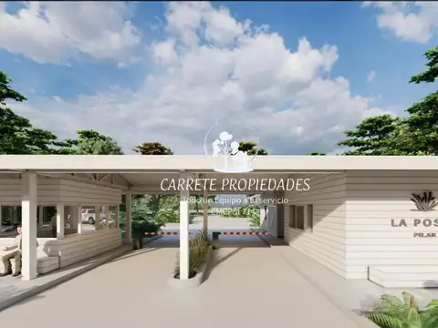 Terreno / Lote en venta de 401m2. Barrio La Posta. Pilar