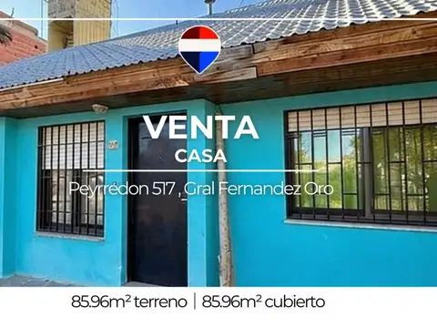 Casa en Venta en General Fernández Oro, General Roca