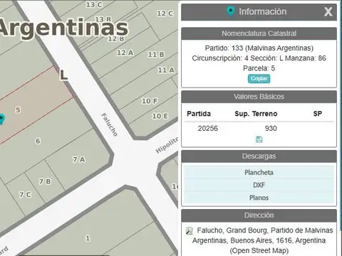 Terreno en Venta en Grand Bourg, USD 90.000