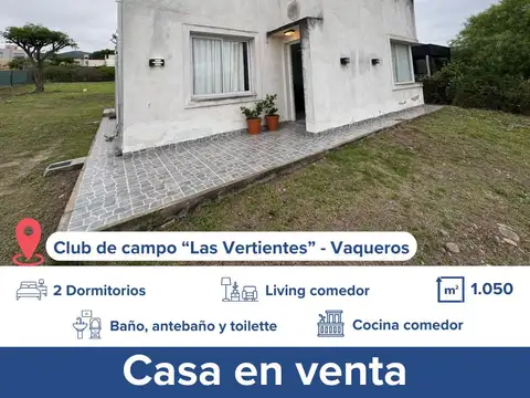 Vendo Chalet Barrio Privado "Las Vertientes" 