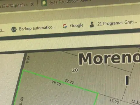 Terreno en Venta en Moreno, USD 220.000