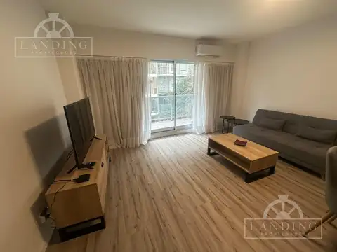 Alquiler Departamento Amoblado en Belgrano 2 Ambientes Con Cochera y 2 Baños