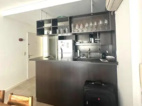 Departamento 2 ambientes con 2 baños