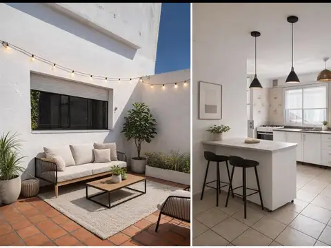 P.H 3 AMBIENTES  PRIMER PISO   PATIO 5  X 3,6   BALCÓN 