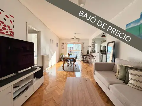 Palermo Cañitas UNICO 2 ambientes Balcón Luminoso