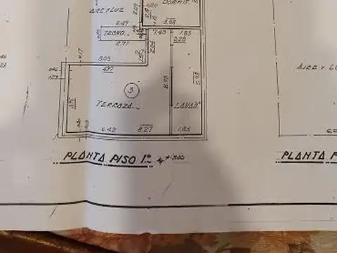 Depto Tipo Casa 4 ambientes con 1 baño