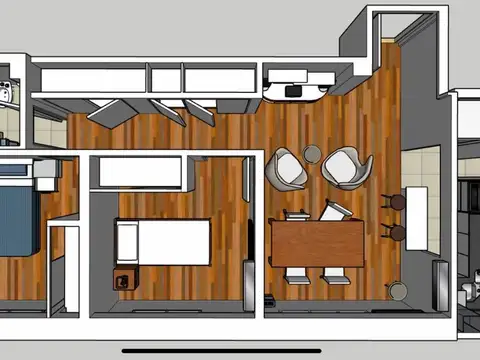 DEPARTAMENTO 3 AMBIENTES EN ALQUILER BELGRANO