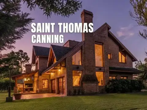 Casa de 7 ambientes EN ALQUILER en Saint Thomas Sur. Canning, Esteban Echeverría.