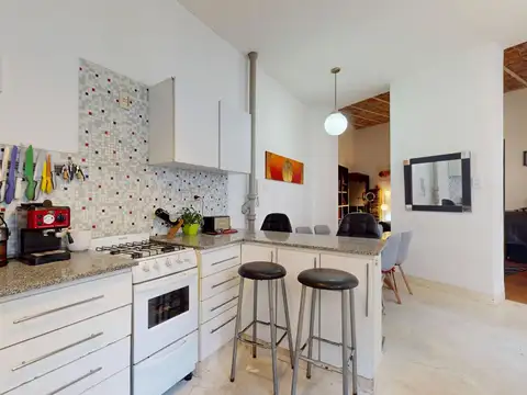 Depto Tipo Casa 3 ambientes con 1 baño
