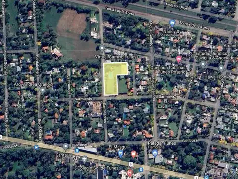 Gran fraccion de terreno en Funes Centro