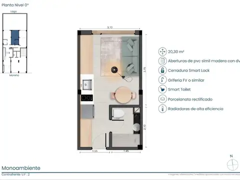 Departamento en Venta en San Carlos de Bariloche, Bariloche