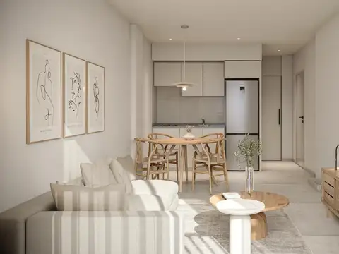 En venta Monoambiente Luminoso a estrenar en el Palomar