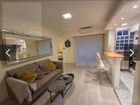 Alquiler temporal - departamento en villa crespo - 2 ambientes con balcón francés