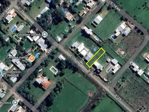 Terreno en Venta 8  mts Frente