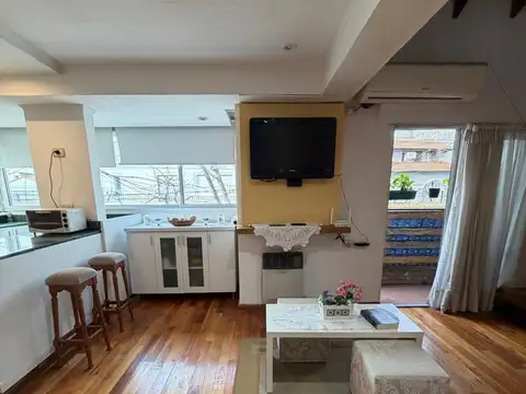 Departamento 2 ambientes con 2 baños