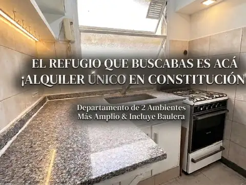 Departamento en Alquiler en Constitucion, CABA