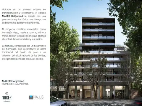 4 ambientes premium 139m2 en Torre Maker Hollywood - VENTA