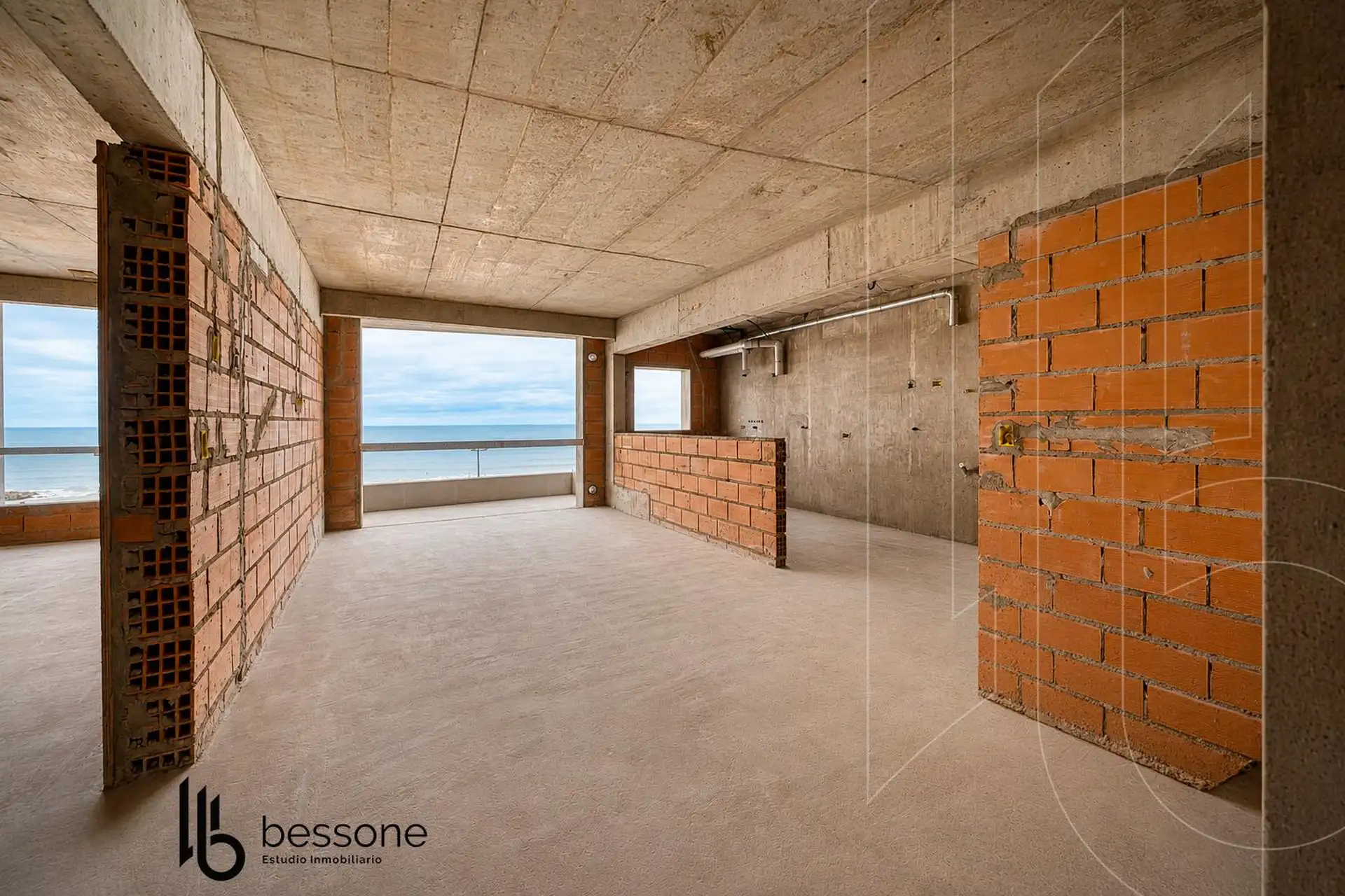 Depto 2 amb, 68m² con vistas al mar y ascensor — Constitución