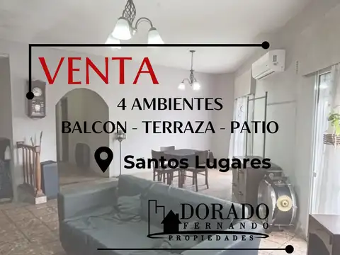 PH 3 AMBIENTES CON PATIO Y TERRAZA